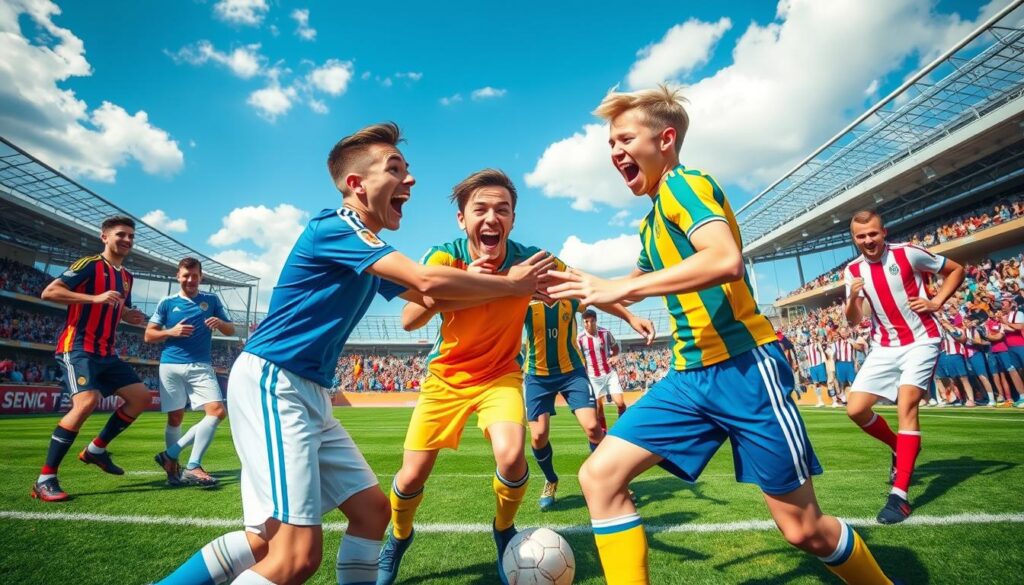 on-field banter in football rivalries