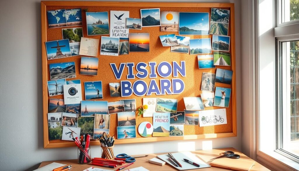 vision boarding and dream realization